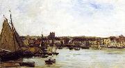Charles-Francois Daubigny Port of Dieppe China oil painting reproduction